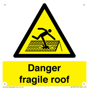 WV139: danger fragile roof