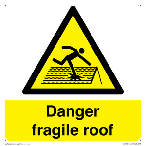 WV139: danger fragile roof
