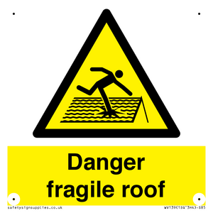 WV139: danger fragile roof