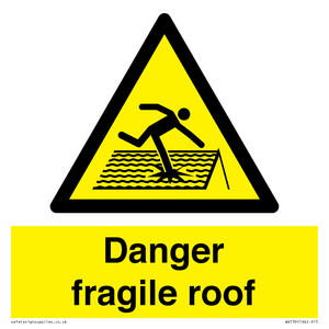 WV139: danger fragile roof