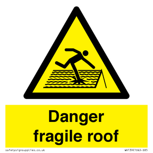 WV139: danger fragile roof