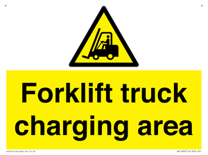 WV14093: Forklift truck charging area