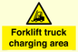 WV14093: Forklift truck charging area