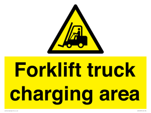 WV14093: Forklift truck charging area