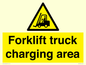 WV14093: Forklift truck charging area