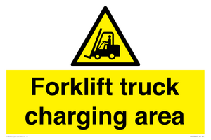 WV14093: Forklift truck charging area