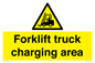 WV14093: Forklift truck charging area