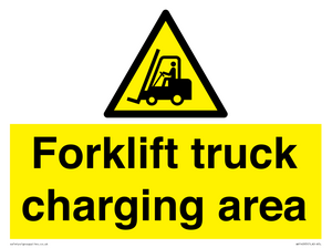 WV14093: Forklift truck charging area