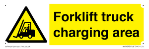 WV14093: Forklift truck charging area