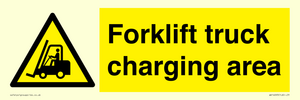 WV14093: Forklift truck charging area