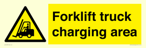 WV14093: Forklift truck charging area