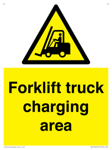 WV14093: Forklift truck charging area
