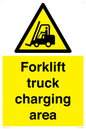 WV14093: Forklift truck charging area