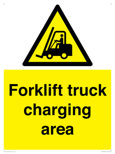 WV14093: Forklift truck charging area
