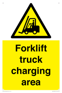 WV14093: Forklift truck charging area