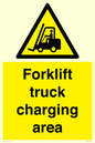 WV14093: Forklift truck charging area