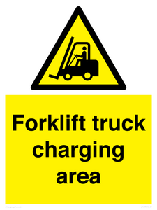 WV14093: Forklift truck charging area