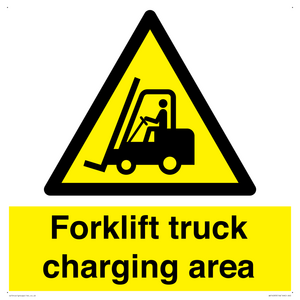 WV14093: Forklift truck charging area