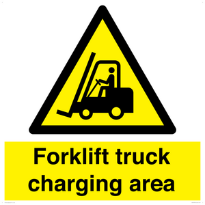 WV14093: Forklift truck charging area