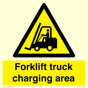 WV14093: Forklift truck charging area