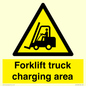 WV14093: Forklift truck charging area