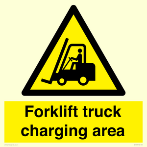 WV14093: Forklift truck charging area