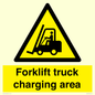 WV14093: Forklift truck charging area