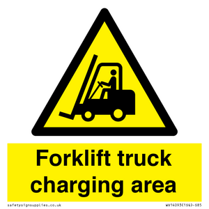 WV14093: Forklift truck charging area