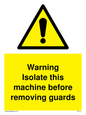 WV141: Isolate machine before guards