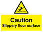 WV144: caution slippery floor surface