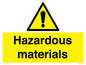 WV14514: hazardous materials