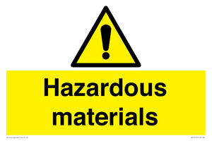 WV14514: hazardous materials