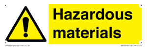 WV14514: hazardous materials