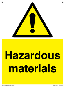 WV14514: hazardous materials