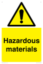 WV14514: hazardous materials