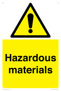 WV14514: hazardous materials