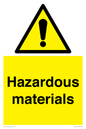 WV14514: hazardous materials