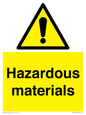 WV14514: hazardous materials