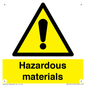 WV14514: hazardous materials