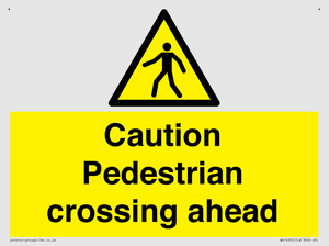 WV14555: Caution Pedestrian crossing ahead