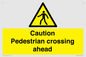 WV14555: Caution Pedestrian crossing ahead