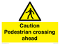 WV14555: Caution Pedestrian crossing ahead