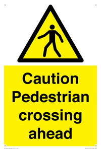 WV14555: Caution Pedestrian crossing ahead