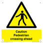 WV14555: Caution Pedestrian crossing ahead