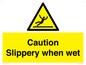WV14559: Caution Slippery when wet