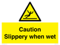 WV14559: Caution Slippery when wet