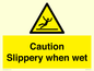WV14559: Caution Slippery when wet