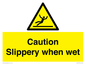 WV14559: Caution Slippery when wet