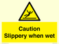 WV14559: Caution Slippery when wet