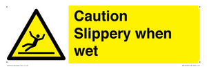 WV14559: Caution Slippery when wet